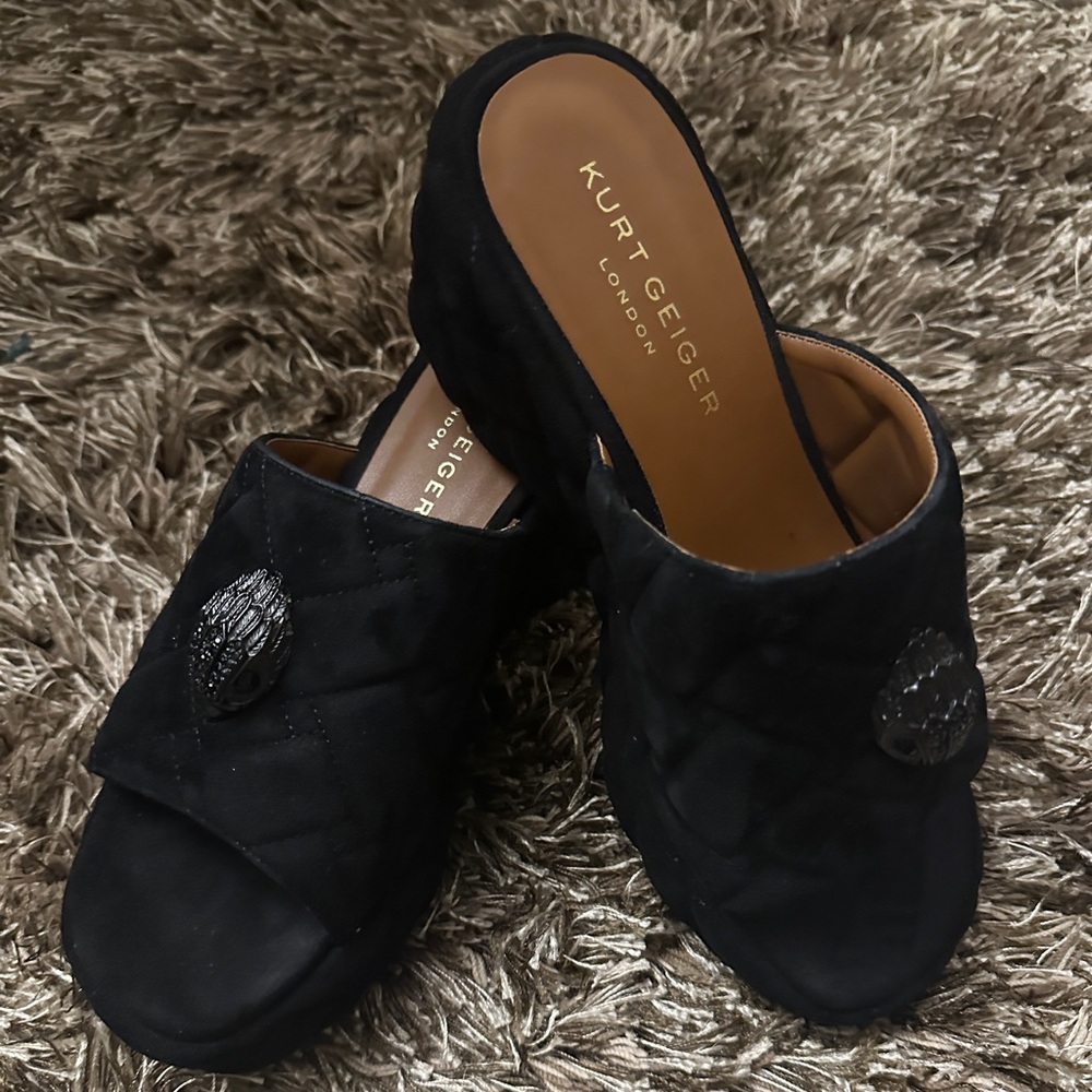 Kurt Geiger Kensington Wedge Mule Like NEW in box